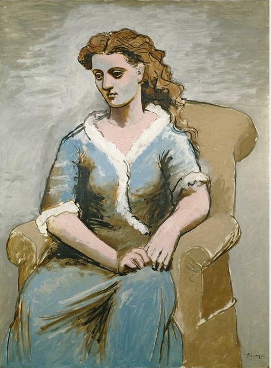 Picasso 1923 Woman seated in an armchair